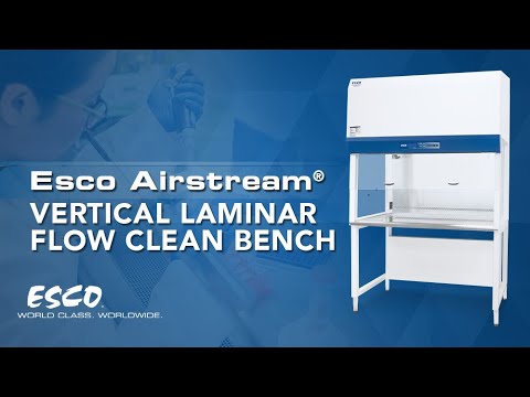 Esco Gen 3 Laminar Flow Clean Benches Vertical With Fixed Sash Glass Side Wall