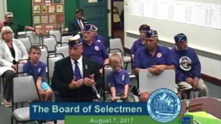 Sunderland Selectboard - August 7, 2017