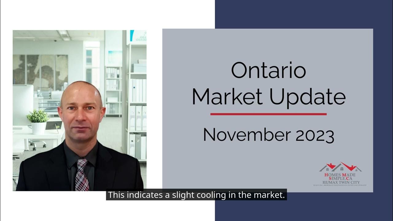 Ontario Real Estate Market Update November 2023 YouTube