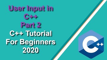 #16 User input in C++ Part 2 | Cin object | C++ tutorial for beginners