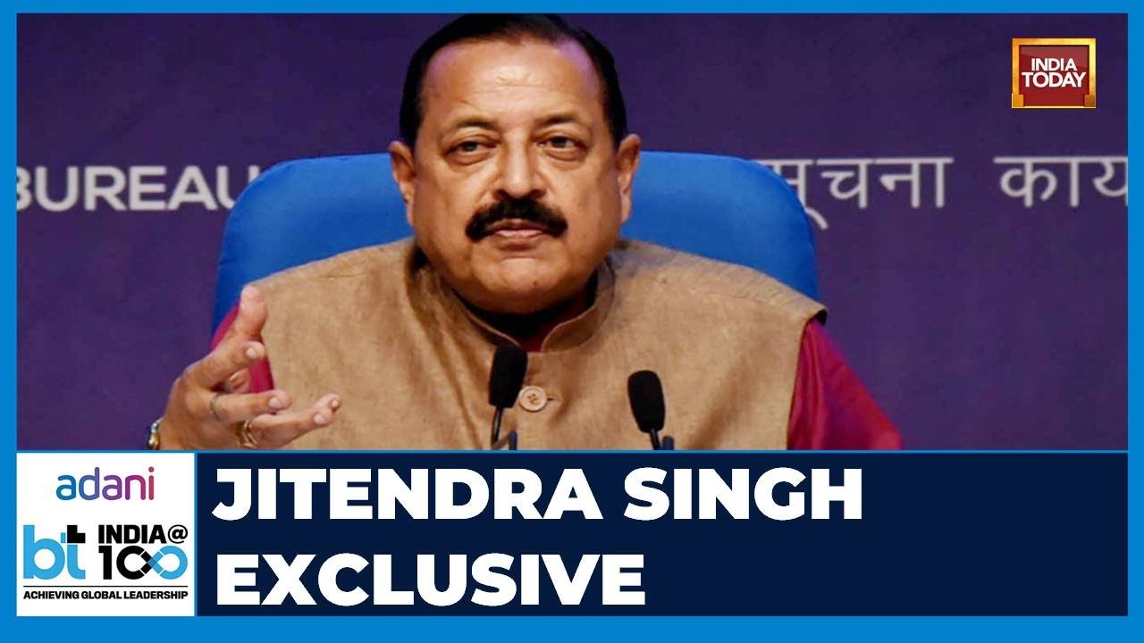 Jitendra R Jitendra Singh LIVE: #BTIndiaAt100 | India's Economic Odyssey: Growth ...