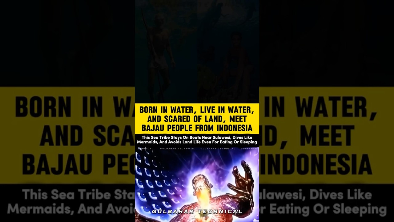 Born In Water, Live On Boats 🌊 | Sea‑Dwelling Bajau Tribe Exposed 😱