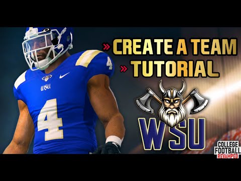 How to Create a Team in CFB Revamped NCAA 14 Tutorial