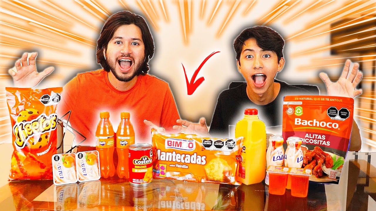 ¡COMIENDO NARANJA 24 HORAS! - BROLAND