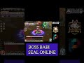 Boss 3 babi seal online esdelron lake sealonline shorts short shortstreamer game games