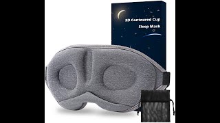 SeugSun 3D Contoured Cup No Pressure on Eyes Sleep Mask screenshot 2