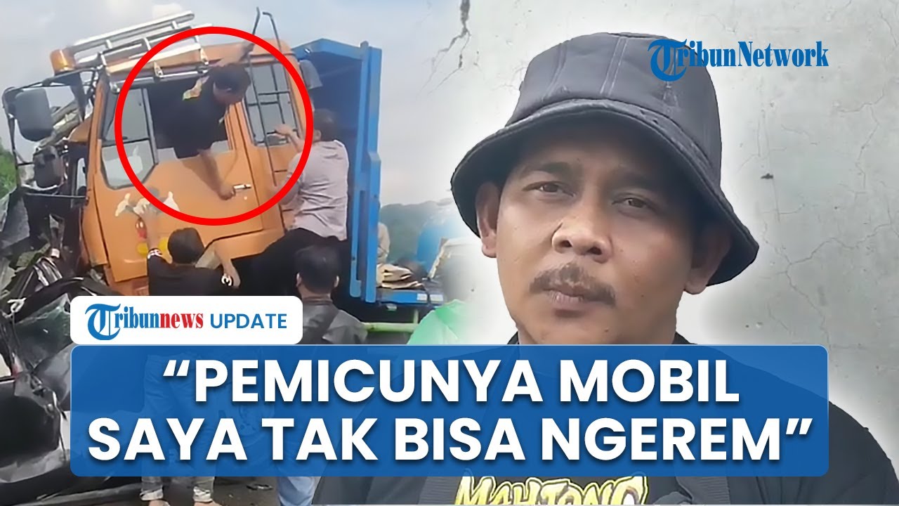 Detik-detik Kecelakaan Beruntun Tol Cipularang, Sopir Fuso: Pemicunya Mobil Saya, Tak Bisa Ngerem