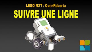 📏 Lego NXT / OpenRoberta - Suiveur de ligne