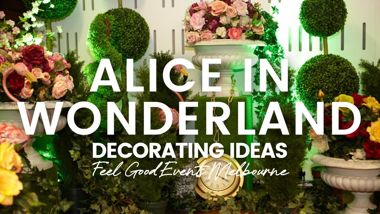 Alice in wonderland party decoration ideas 