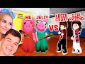 SANNA And JELLY VS KREEKCRAFT And GIRLFRIEND In PIGGY! (Couple VS Couple)