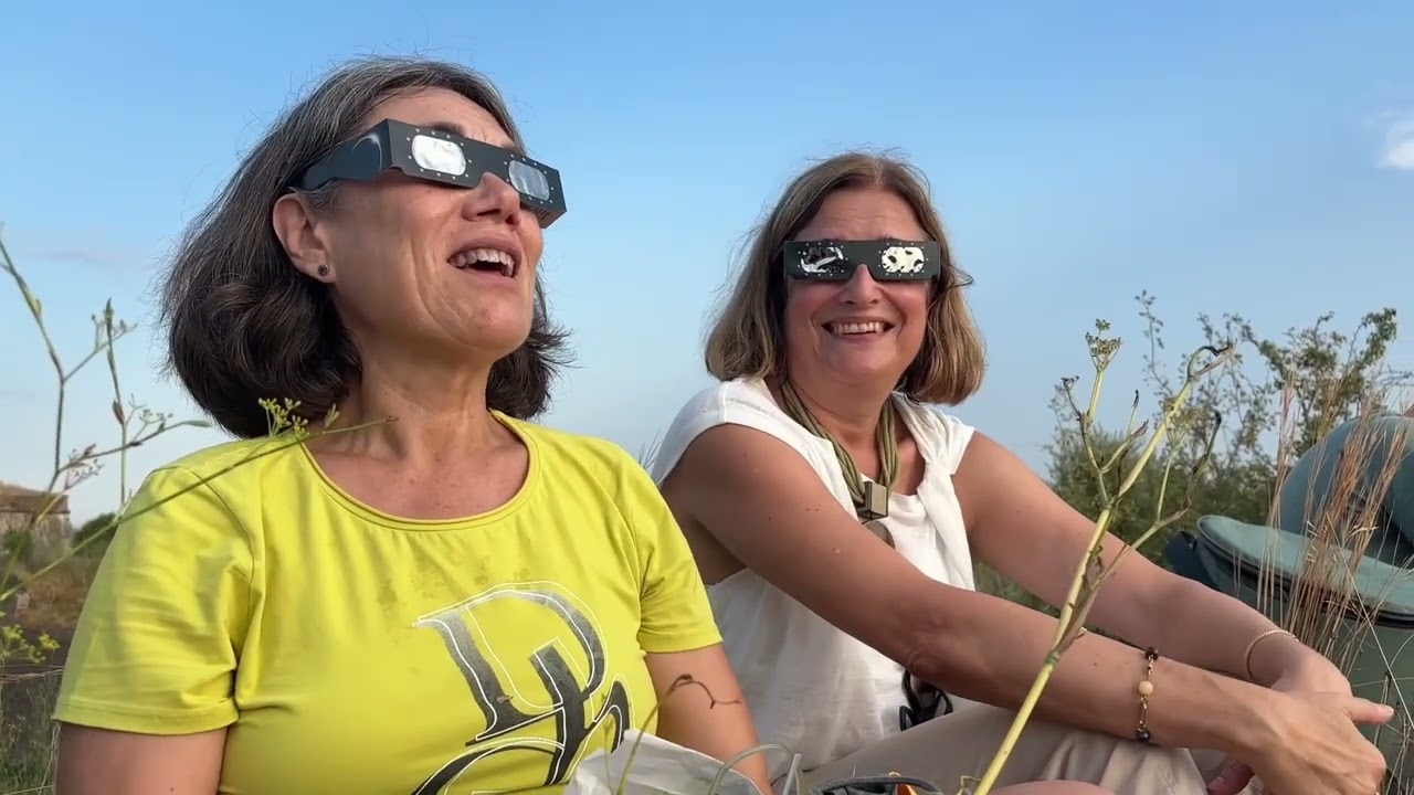 Centenars de persones veuen l'eclipsi des del Castell de Sant Ferran de Figueres