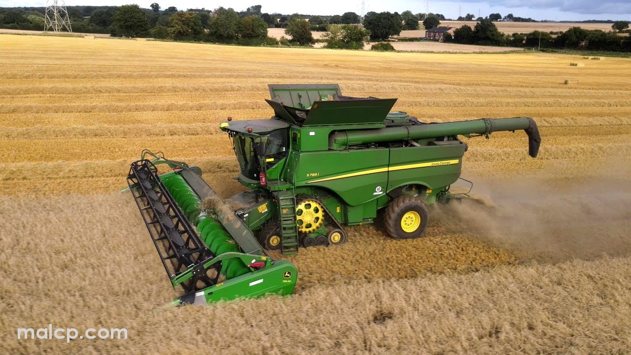 Gerstenernte 2023 mit John Deere S785i, S685i |Barley Harvest