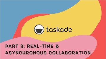 Taskade Onboarding - Part 3 - Real Time & Asynchronous Collaboration