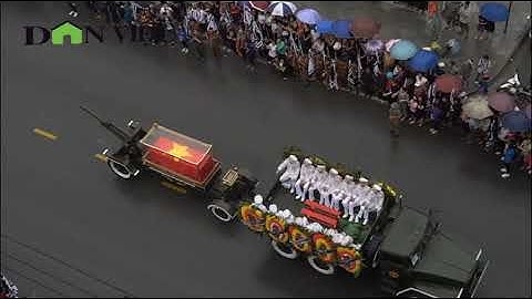 Trực tiếp lễ an táng Chủ tịch nước Trần Đại Quang tại quê nhà Ninh Bình