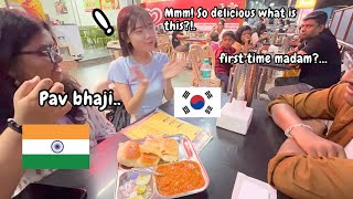 Good Indian Couple 🇮🇳 helps me find India Delicious food! 🇰🇷❤️🇮🇳