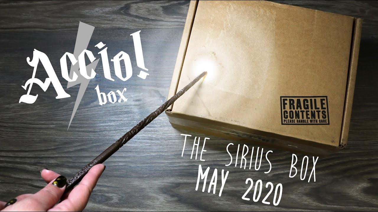 Accio Box Unboxing May 2020 The Sirius Box Harry Potter Ravenclaw YouTube