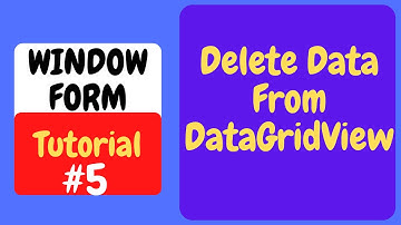 bài 5 : Cách Xóa dữ liệu của DataGridView