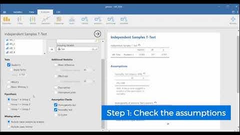 Validity 7. Comparing groups