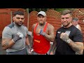 Dean Lynch Ward, Decca Heggie and Dougie Joyce post fight