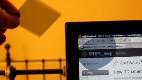 reaLD 3D glasses filter with a linear polarising filter