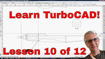 Lesson 10 of 12 - Use TurboCAD to Draw the Landing Gear