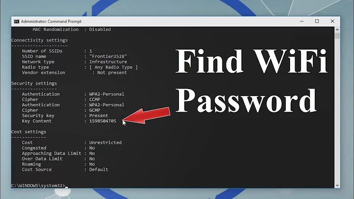 Show Wi-Fi Password | Windows 10/8/7/XP | MAC & Linux | CMD