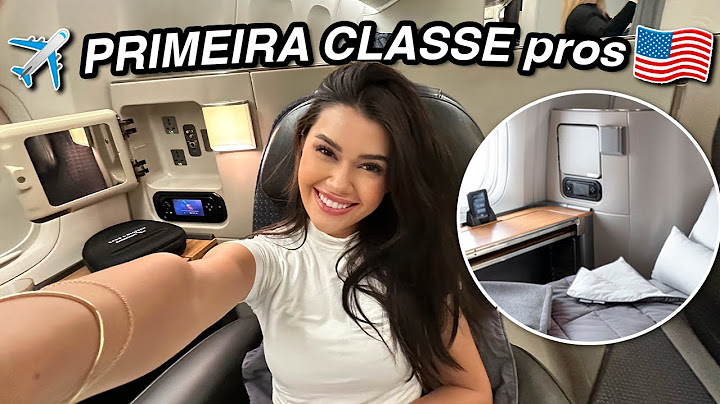 VIAJANDO DE PRIMEIRA CLASSE PARA OS EUA (American Airlines)