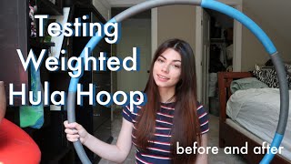 I Used a Weighted Hula Hoop for a Week Straight. this is what happened