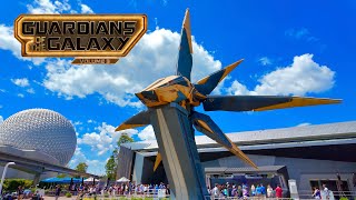 Guardians of the Galaxy Cosmic Rewind 4K60 POV - Full Ride at EPCOT Disney World