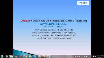 Oracle Fusion Cloud Financials | Demo Session | 1st Session