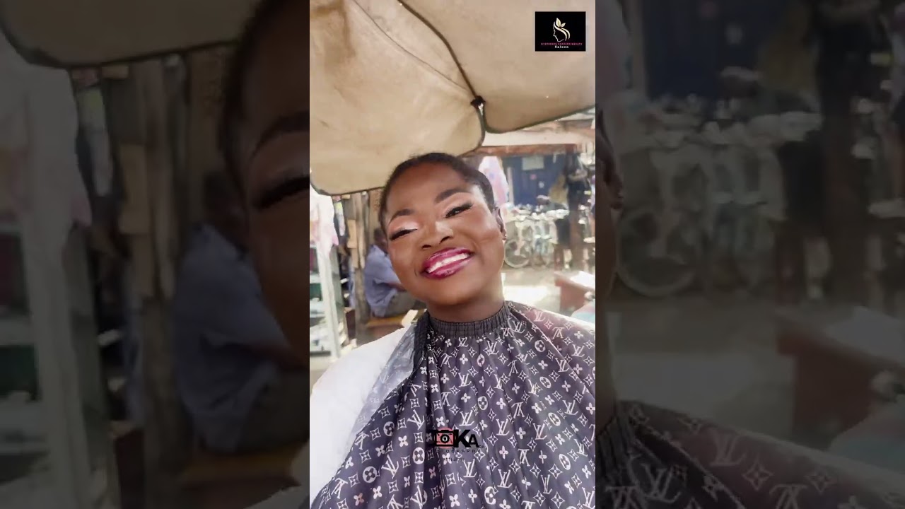 We a were at agbobroshi market,just watch the transformation. It was soo amazing. Street glam with 😍