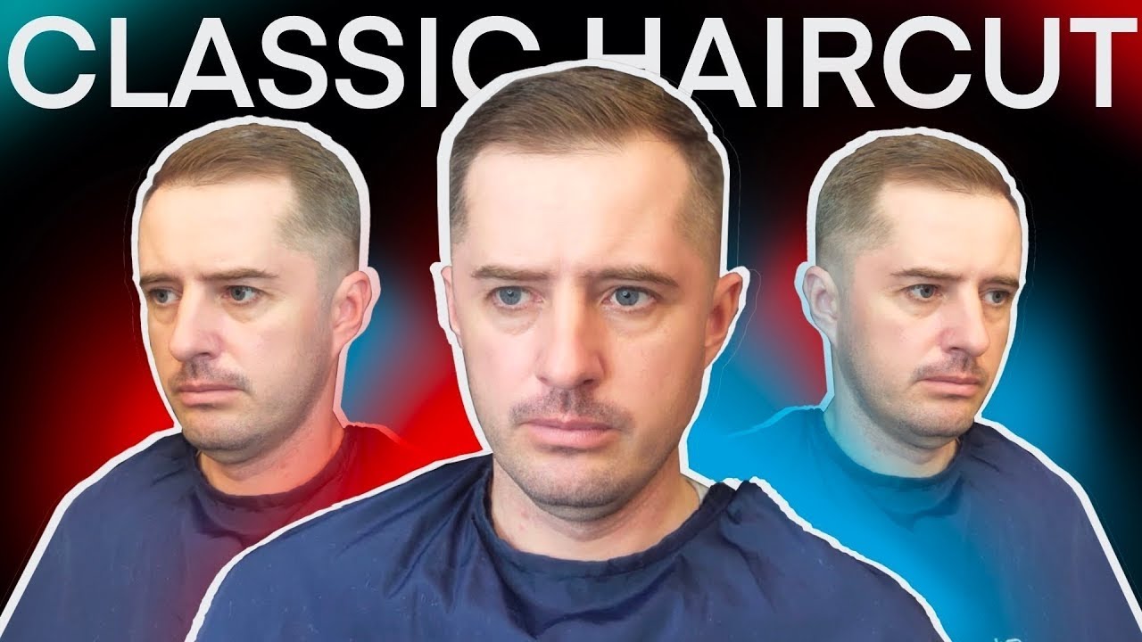 How To Cut Man’s Hair With Clippers💈and scissors ️ // Classic man’s