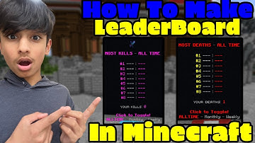 Minecraft Leaderboard Plugin | AjLeaderboards Tutorial