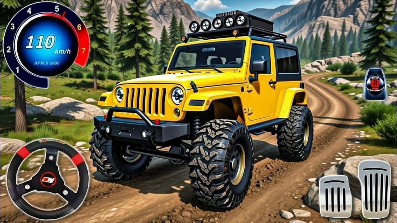 Real 4x4 Jeep Offroad Simulator 2026 | Thar Mud Adventure Drive | Android Gameplay