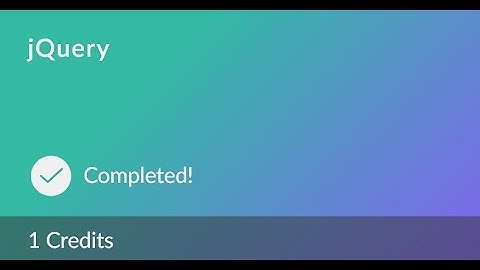 jQuery Assessment (1 Credits) || Fresco Play
