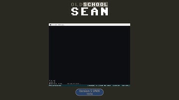Old School Sean - A history of UNIX