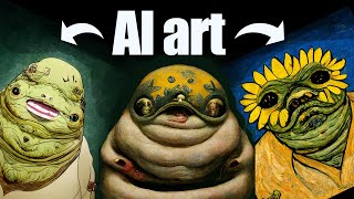 An AI created these paintings of Jabba!