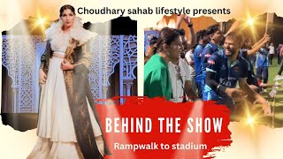 Behind The Show 🎬 | Rampwalk To Stadium | Sapna Choudhary