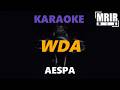 Aespa WDA Whole Different Animal Feat G DRAGON KARAOKE Instrumental With Lyrics 