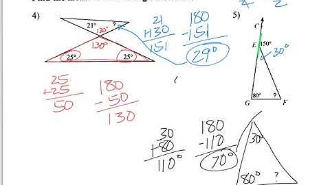 4-2 Angles in Triangles Notes video