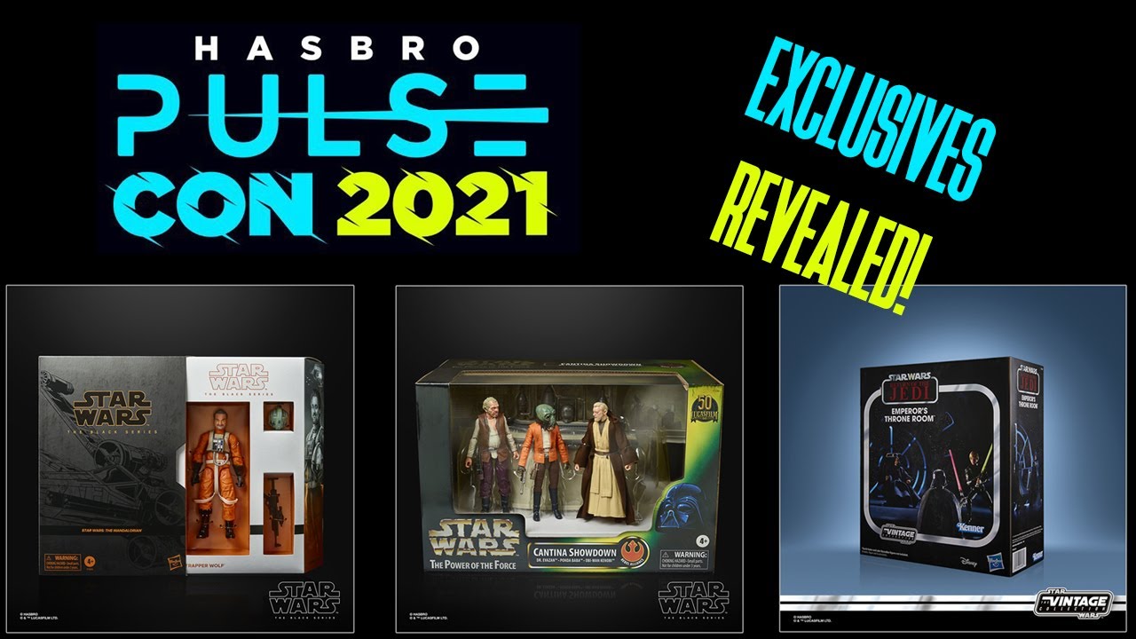 Hasbro Pulse Con 2021 Black Series & Vintage Collection Exclusives Revealed