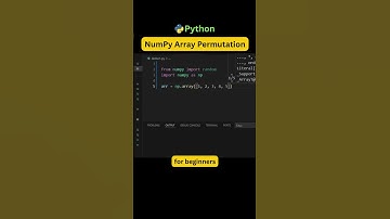 Python NumPy Array Permutation | Data Science & ML Tricks