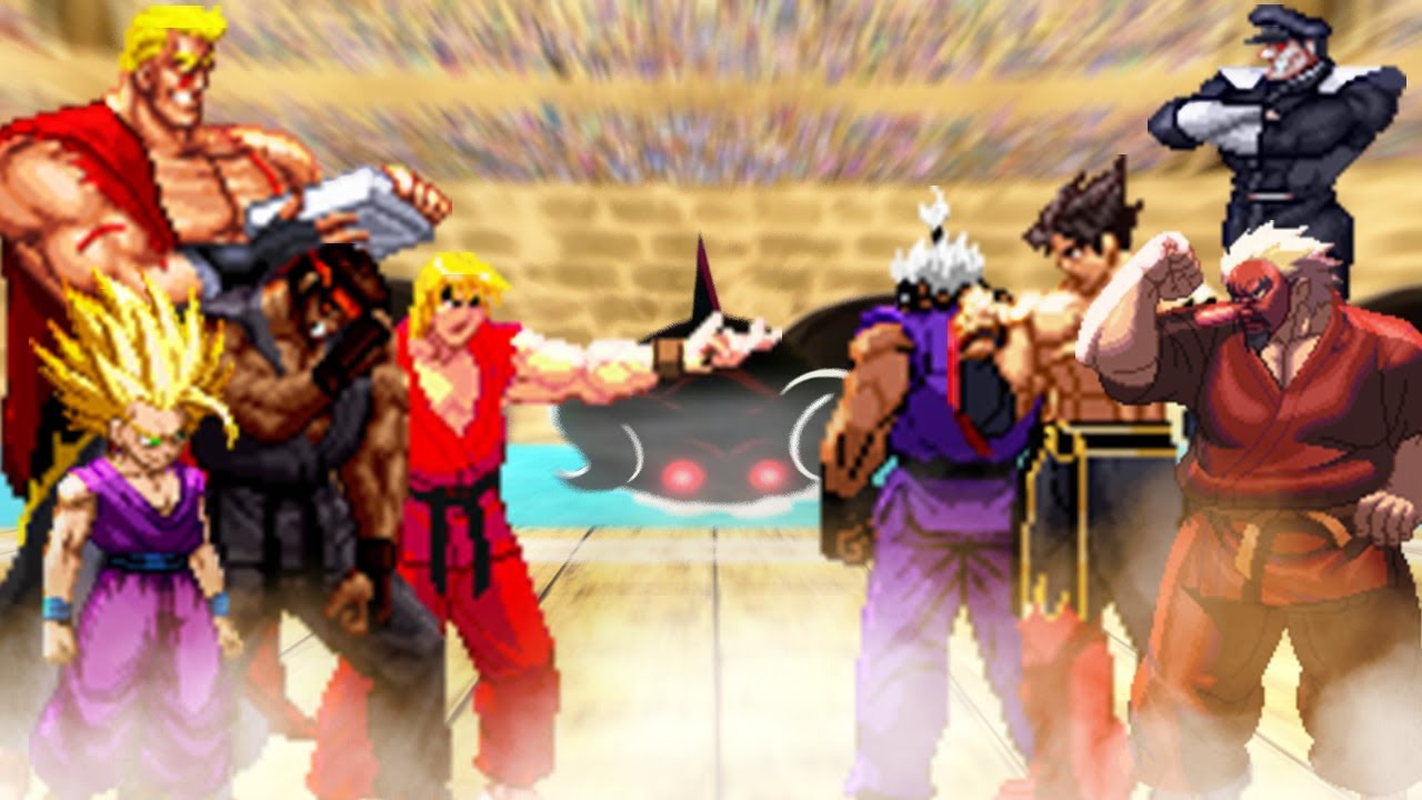 Gohan Ryu Corrida Colosseum 1vs1 ft Ryu, Ken, Akuma, Jin Kazama, Zeus, Gohan! Ep ...