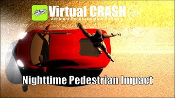 Pedestrian Impact Simulation | Virtual CRASH 6