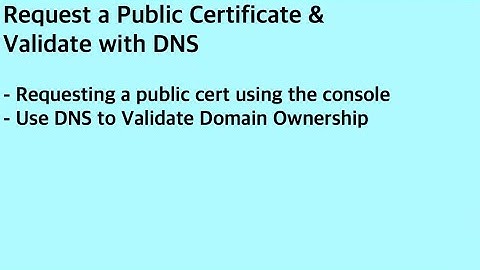 다른 AWS 계정과 HTTPS(SSL) 인증서 공유하기 (자막제공)