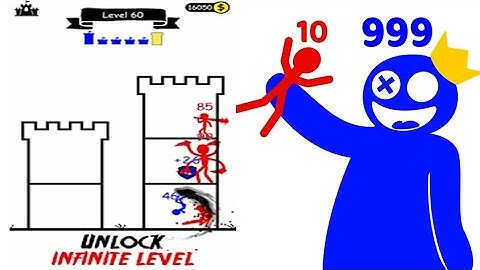 Stick War: Hero Tower Defense Gameplay Trailer Android,ios New Game #strickwar #herotowerwars lvl 3