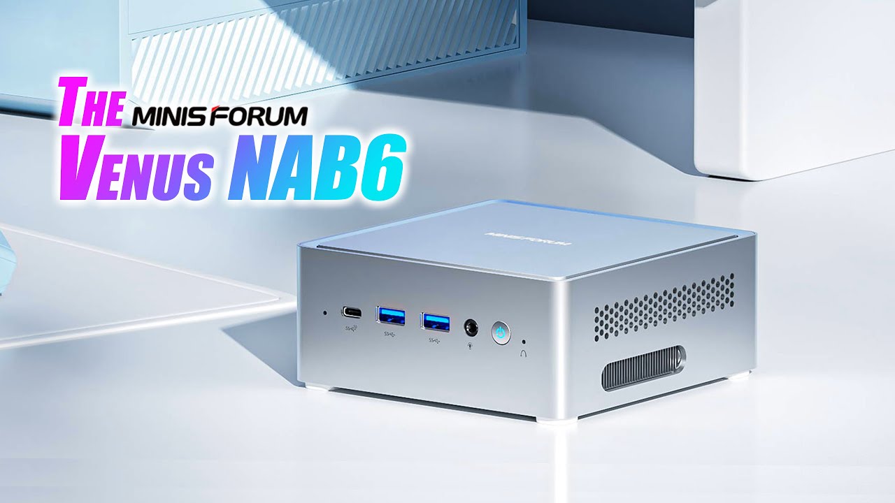 The New Minisforum NAB6 Is A Fast Small Foot Print PC Packed With I/O!  Hands On Review 