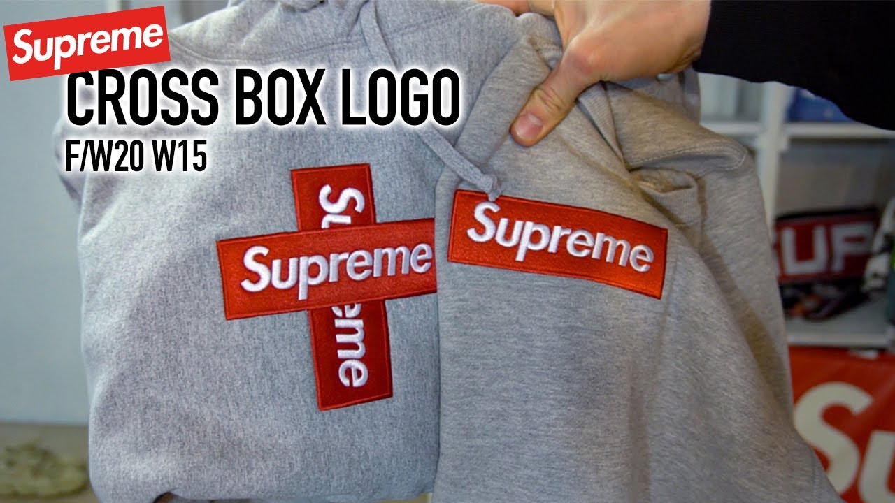 Supreme Multi Logo Hooded Sweatshirt 'Ash Grey