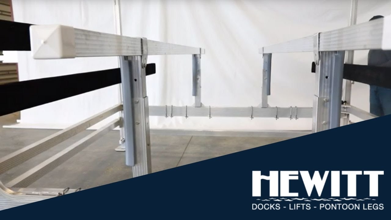 Adjustable Pontoon Rack Kit - YouTube