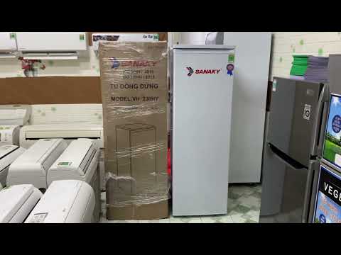 Video TỦ ĐÔNG ĐỨNG SANAKY 230L (VH230HY) HÀNG TRƯNG BÀY BẢO... - youtube